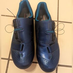 Shimano RC5 Women's Road Cycling Shoes - Navy With Shimano spd-sl Cleats